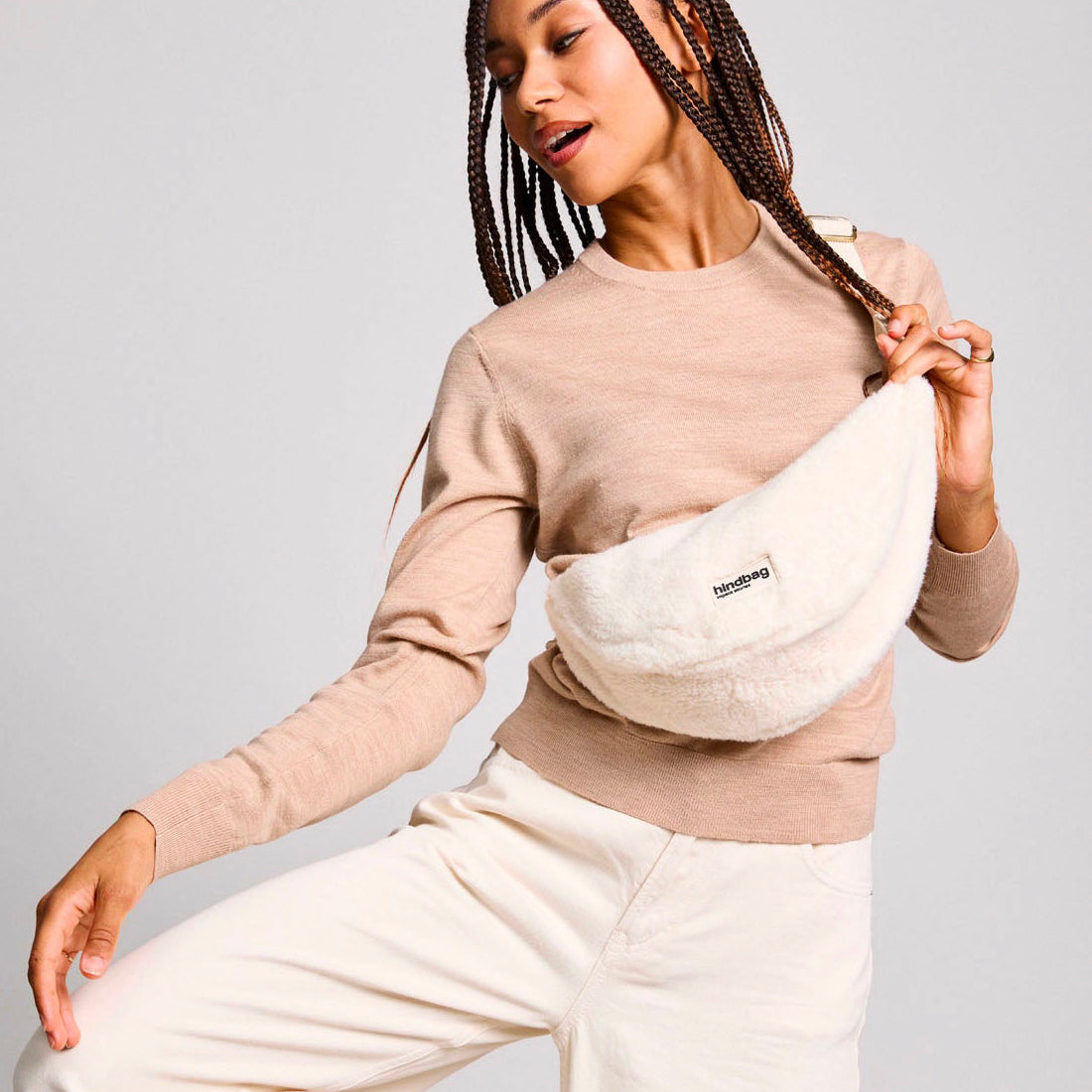 Andrea Umhängetasche - teddy arctic