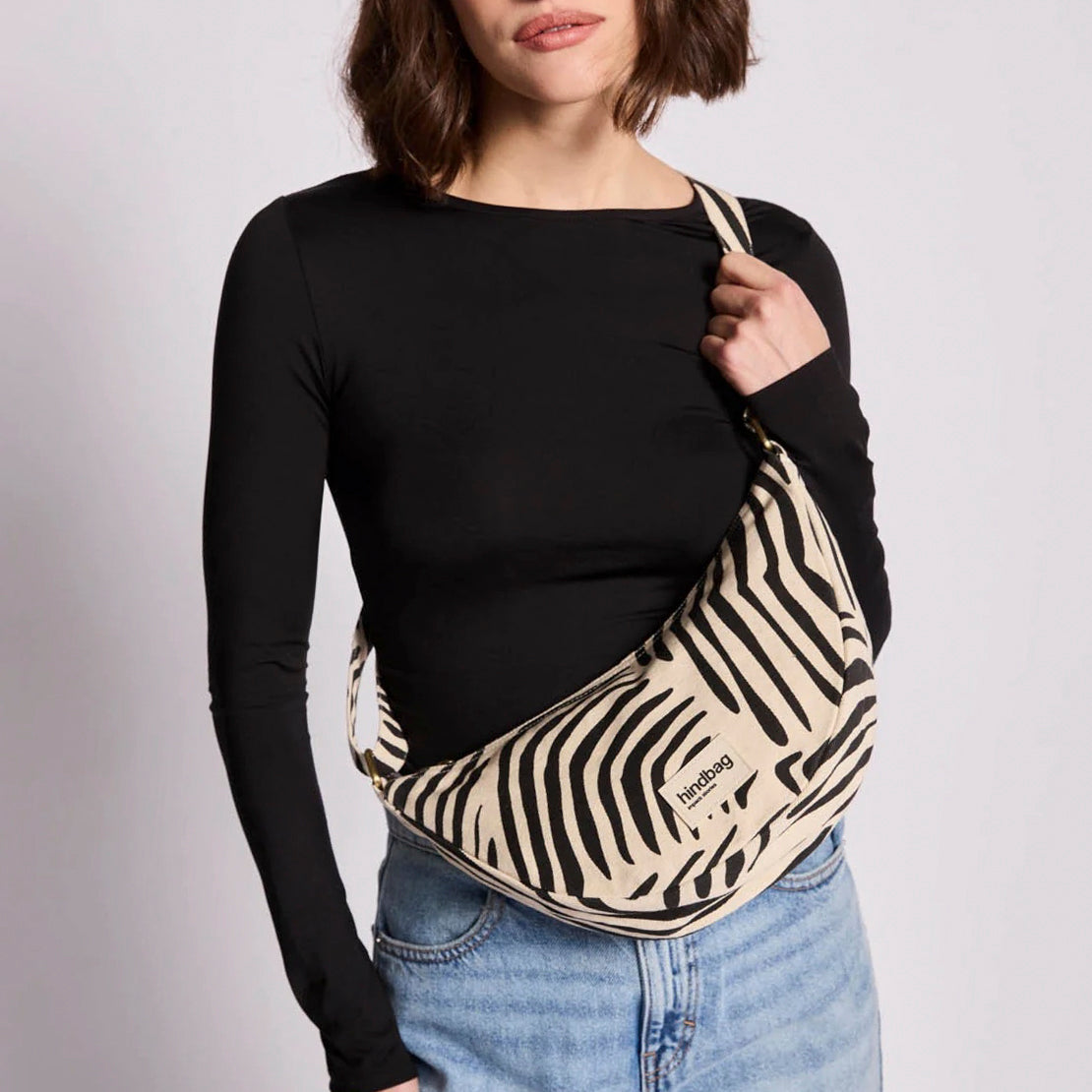 Andrea Umhängetasche - Zebra ecru
