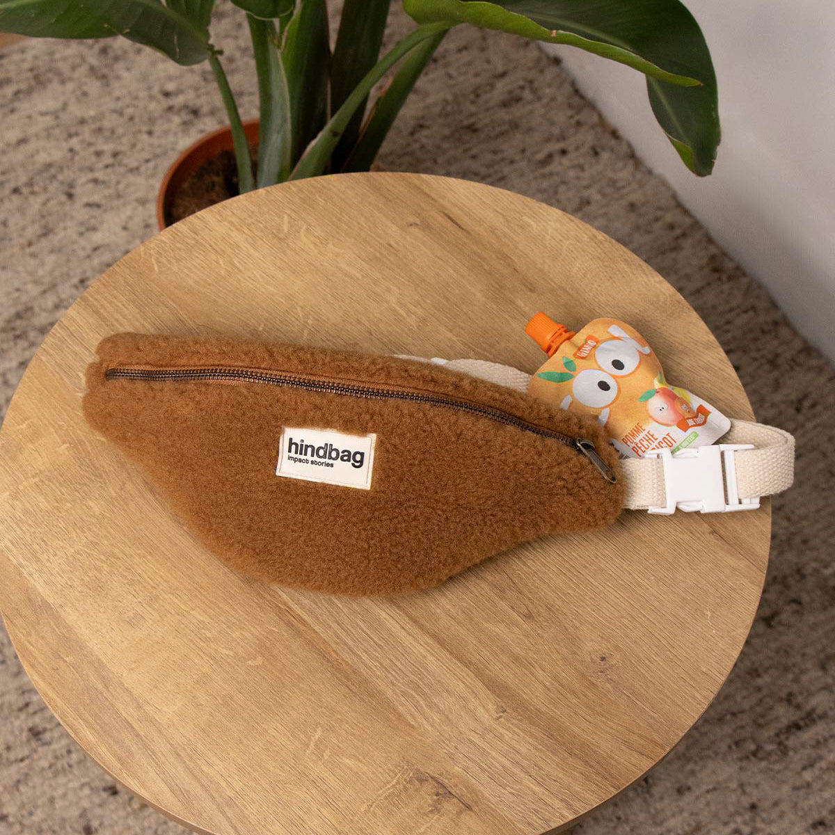 Kinder Bauchtasche - teddy braun