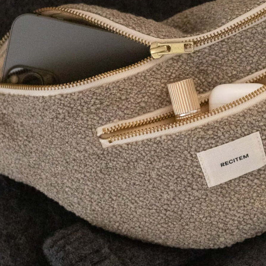 Esra Bauchtasche - teddy taupe