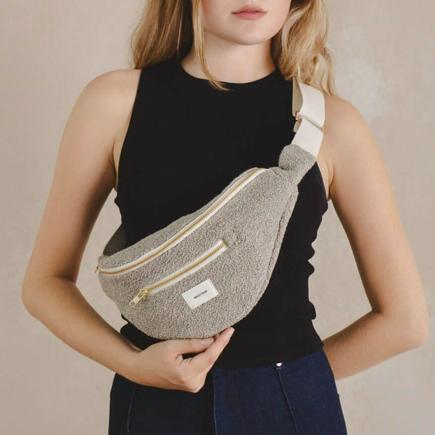 Esra Bauchtasche - teddy taupe