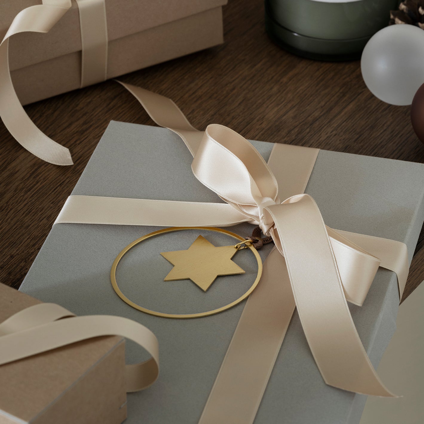 Weihnachtsschmuck KITAI Stern - gold