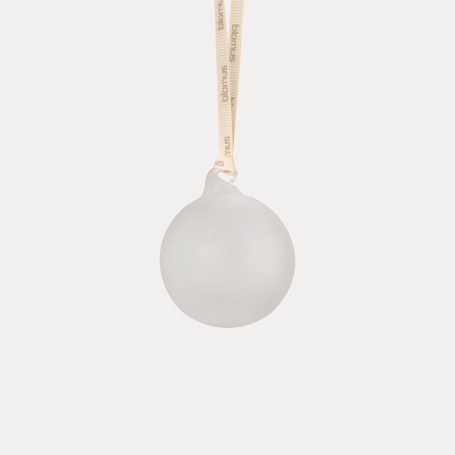 Weihnachtskugel JUHLA M - clear