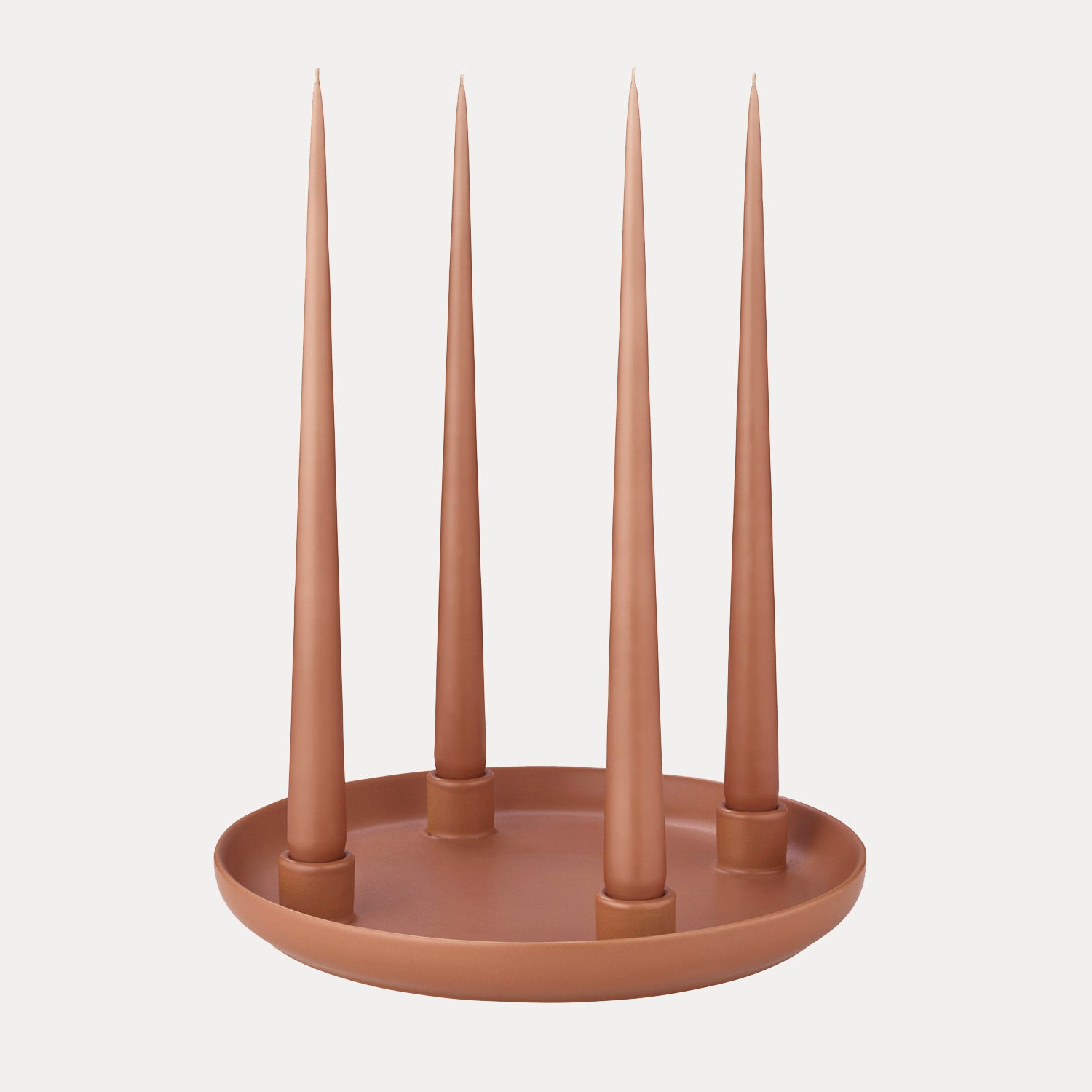 Kerzenhalter VELA - amber brown