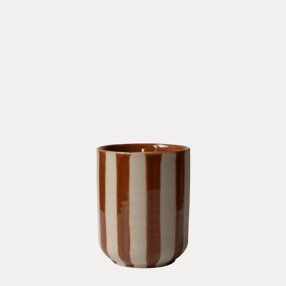 Duftkerze Burn - stripe nougat
