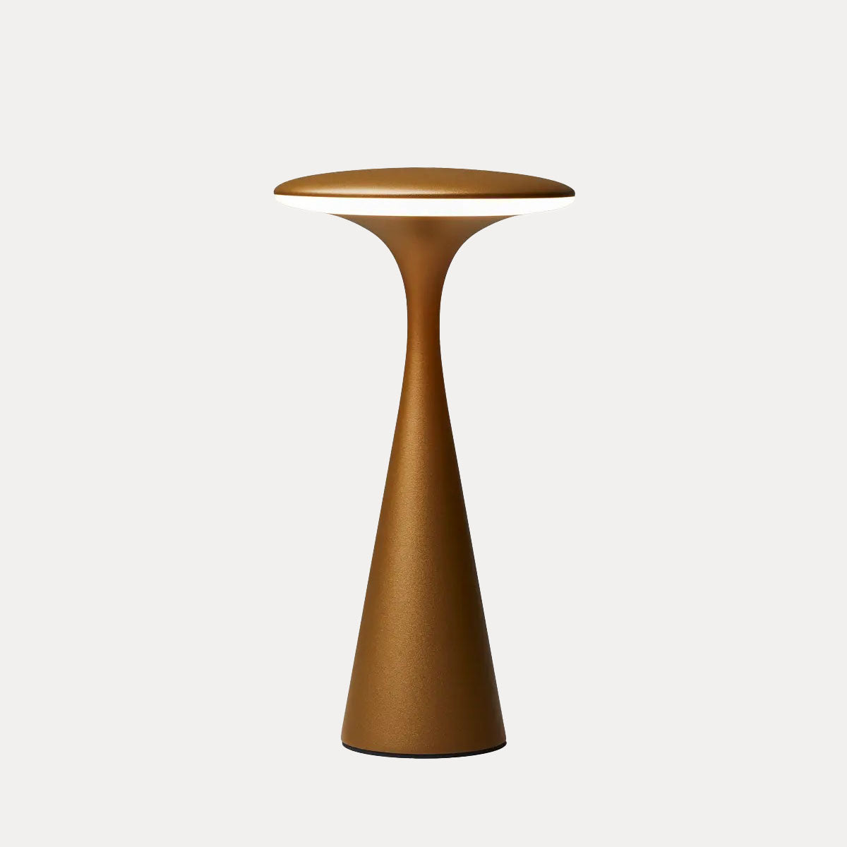 LED-Laterne UFO - brushed gold