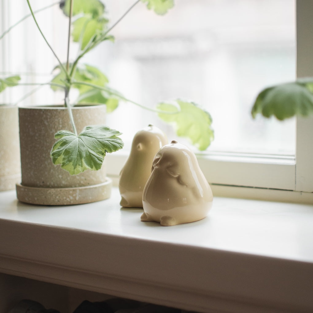 Chubby Chicken 2er Set - shiny yellow