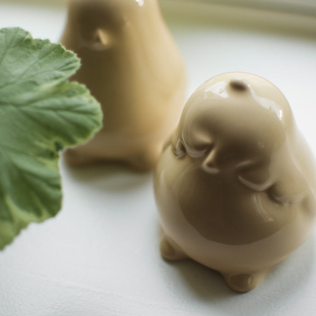 Chubby Chicken 2er Set - shiny yellow