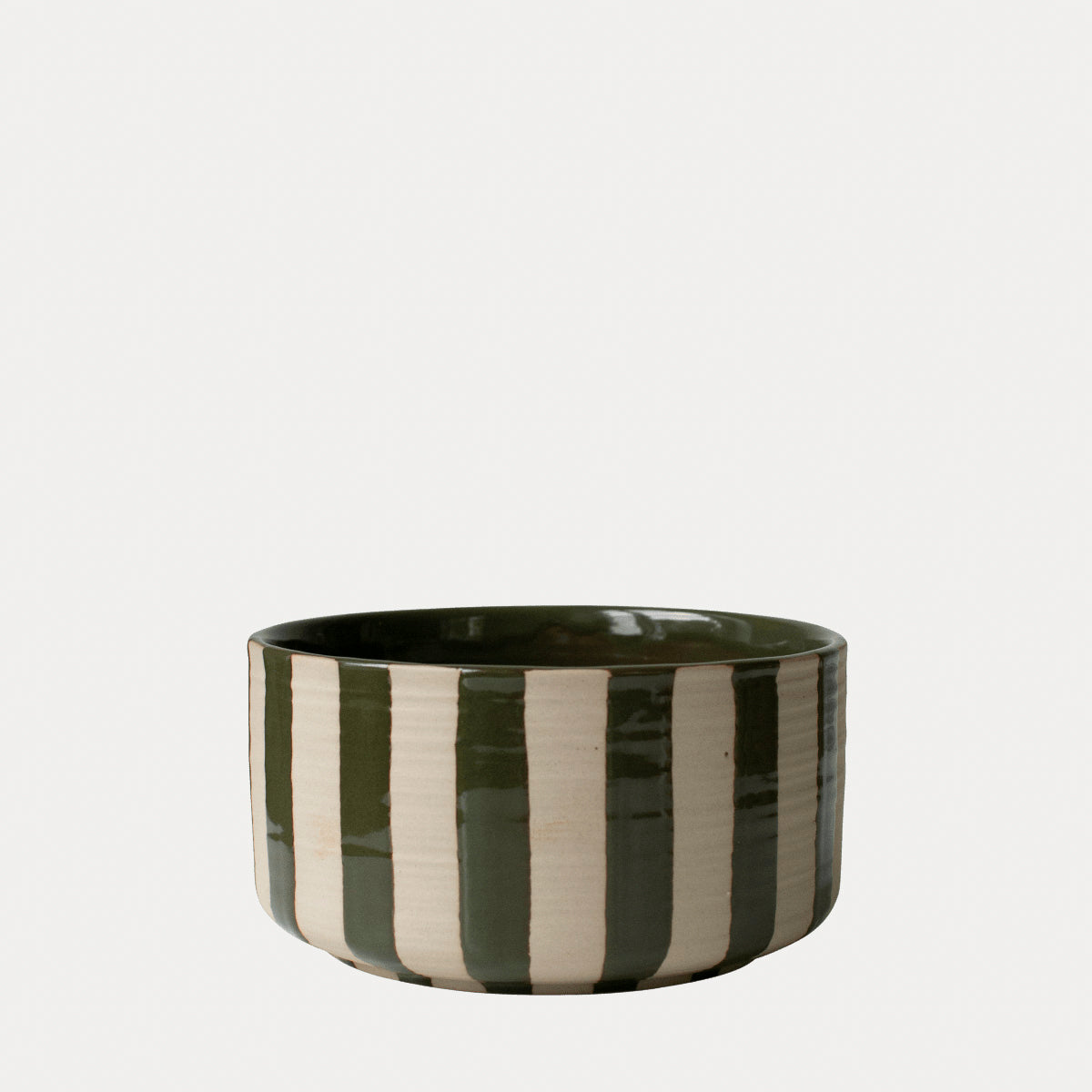 Schale Line - stripe grün
