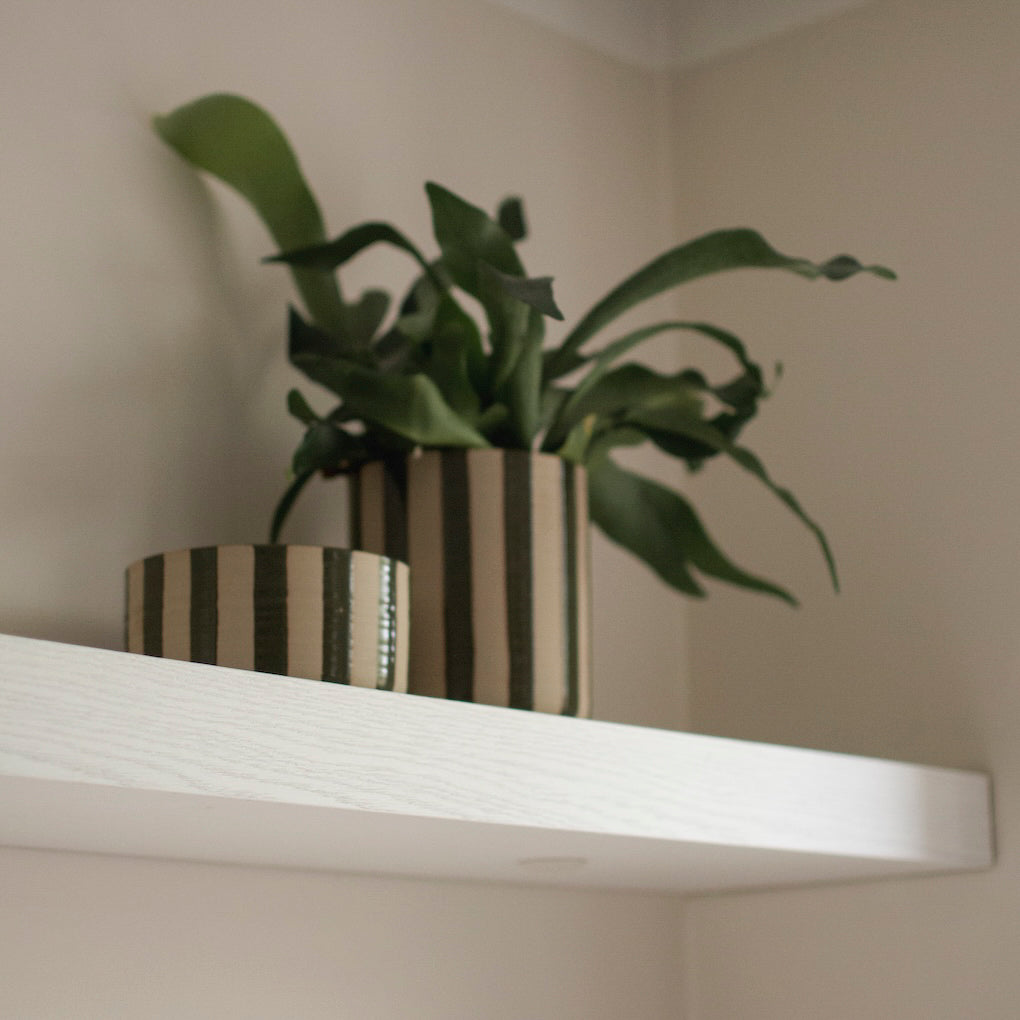 Schale Line - stripe grün