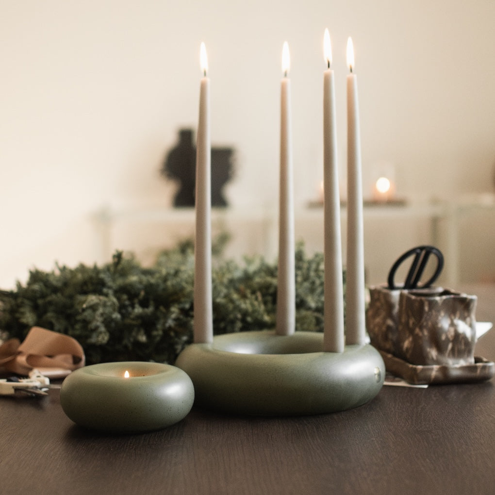 Kerzenhalter Float - moss
