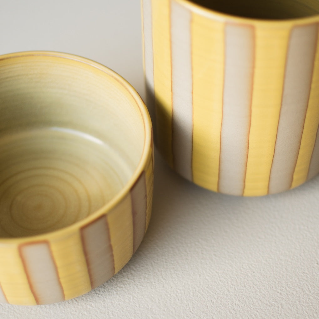 Schale Line - stripe yellow