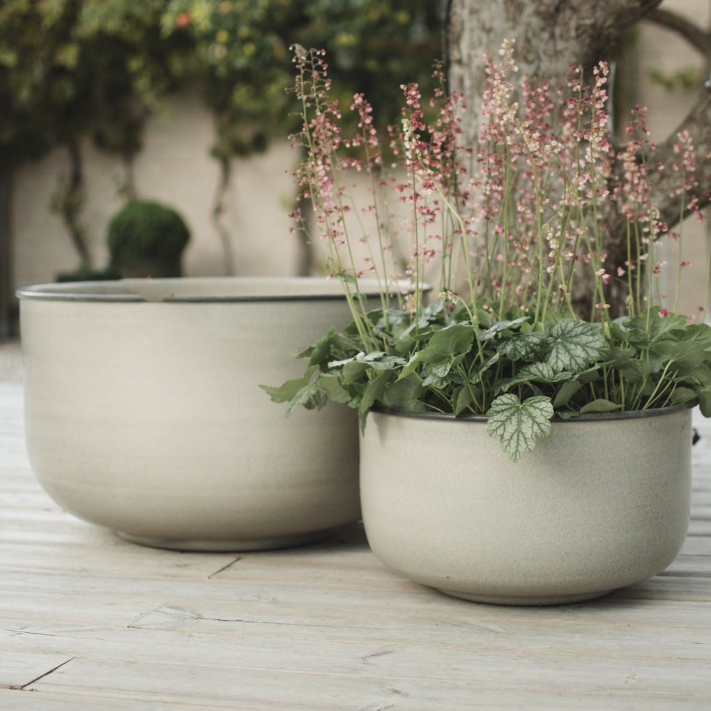 Pflanzschale Out Wide - beige