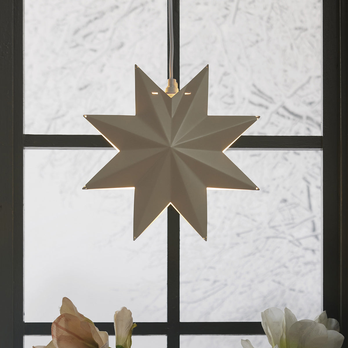 Metallstern Classic - beige