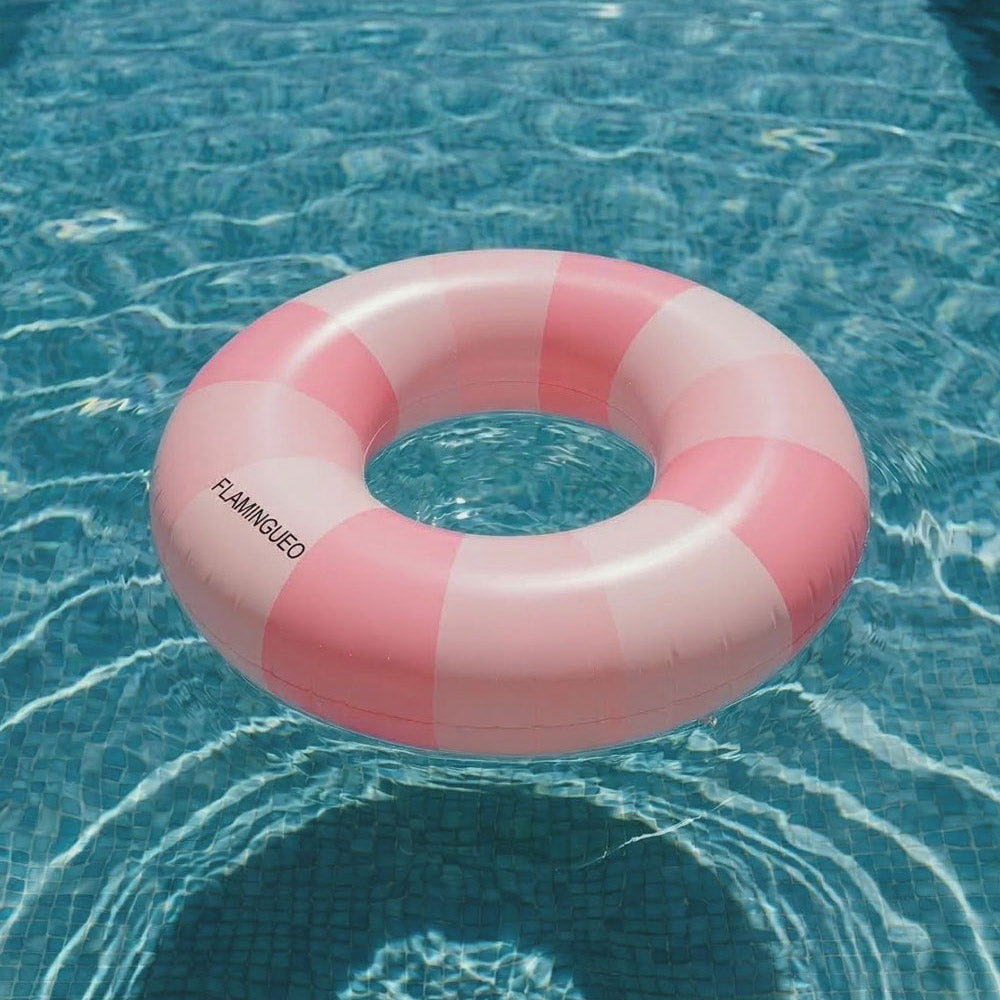 Schwimmring Streifen - rosa