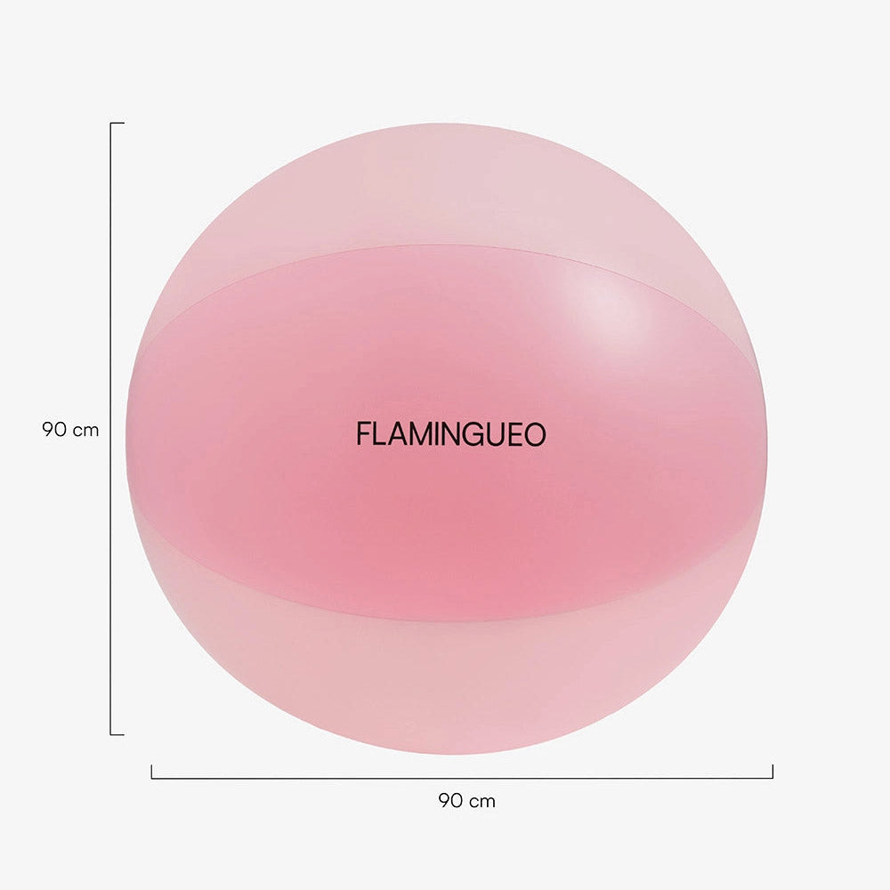 Wasserball Streifen XL - rosa