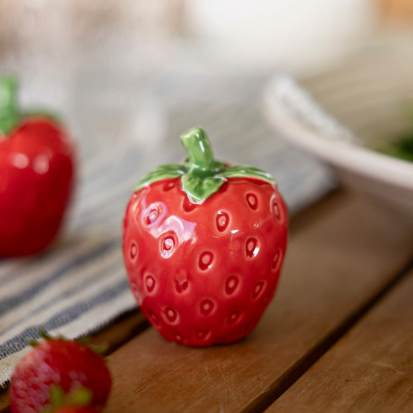 Deko Erdbeere Gardby - rot