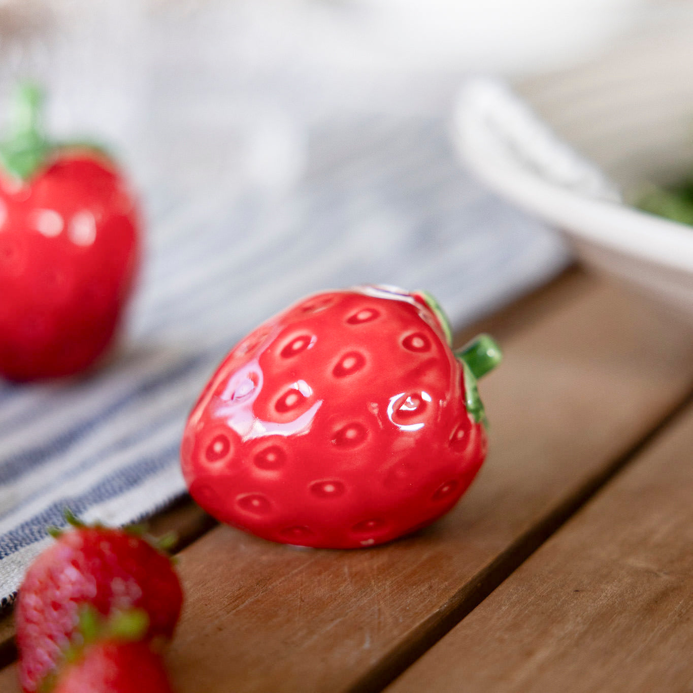 Deko Erdbeere Gardby - rot