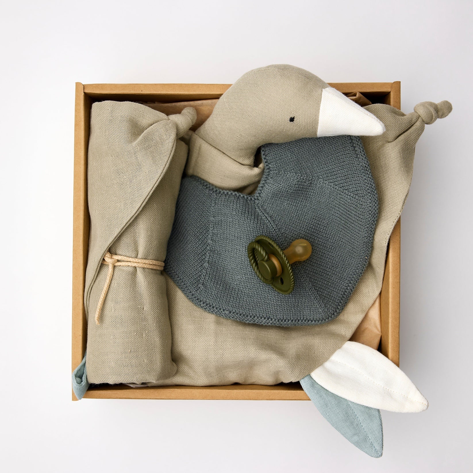Baby Geschenkbox 4-teilig - grün