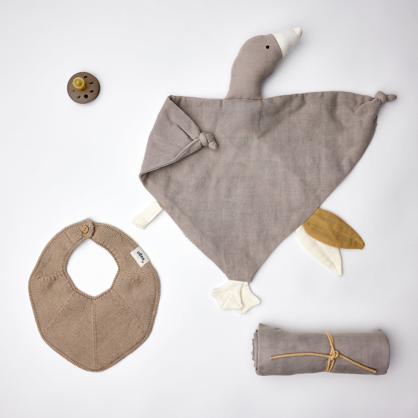 Baby Geschenkbox 4-teilig - natur