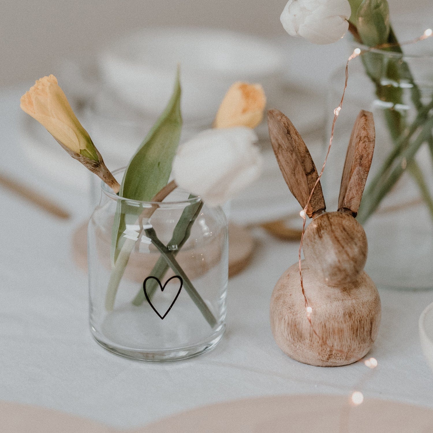 Vase aus Glas S - Herz