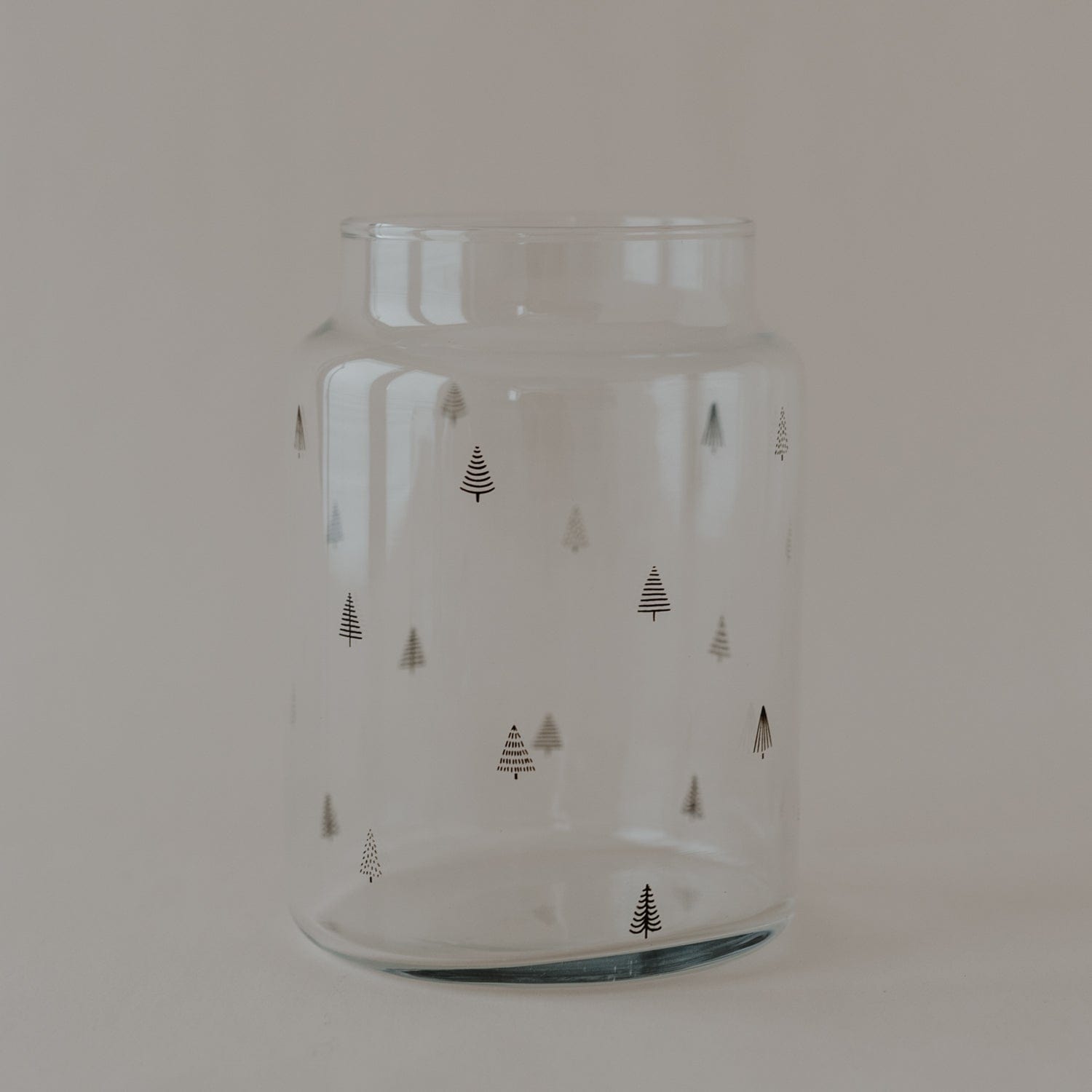 Vase aus Glas Tannen L