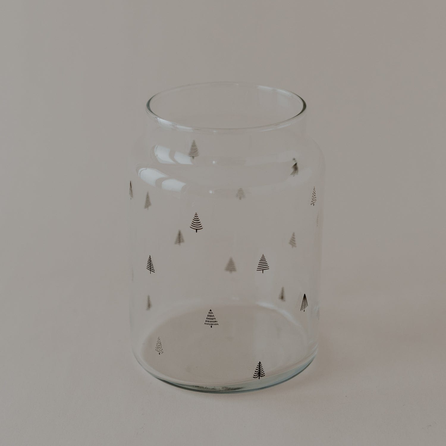 Vase aus Glas Tannen L