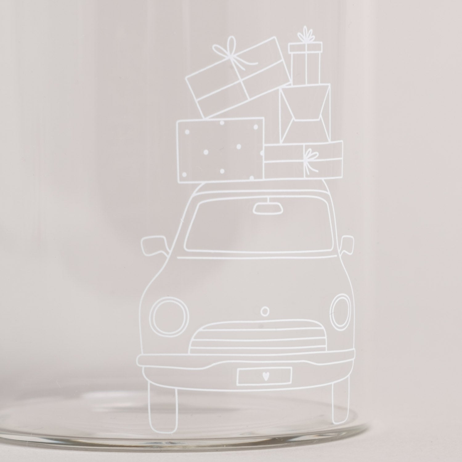 Mini Vorratsglas - Christmas Car