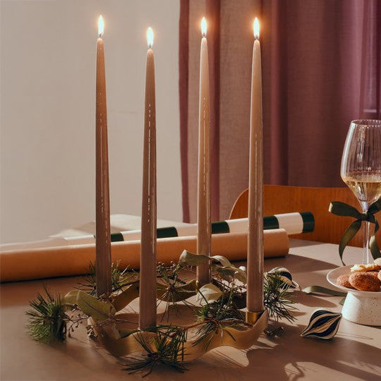 Kerzenhalter Halo - brass antique finish