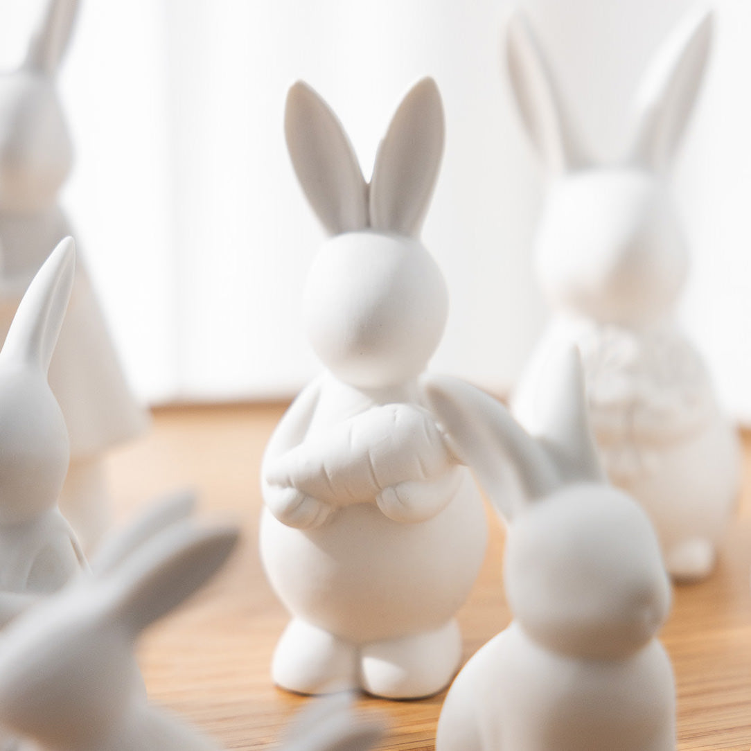 Osterdekoration Hase Harry - weiß
