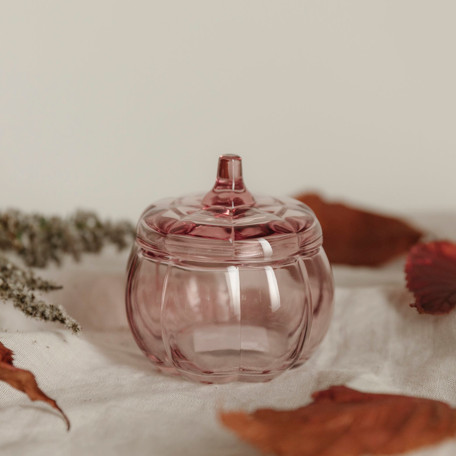 Kürbisdose mit Deckel Brehult - pink