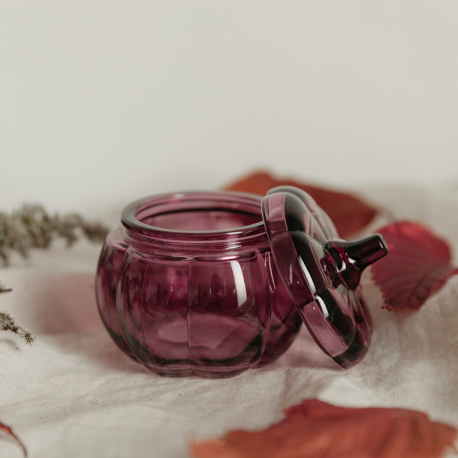 Kürbisdose mit Deckel Brehult - pflaume