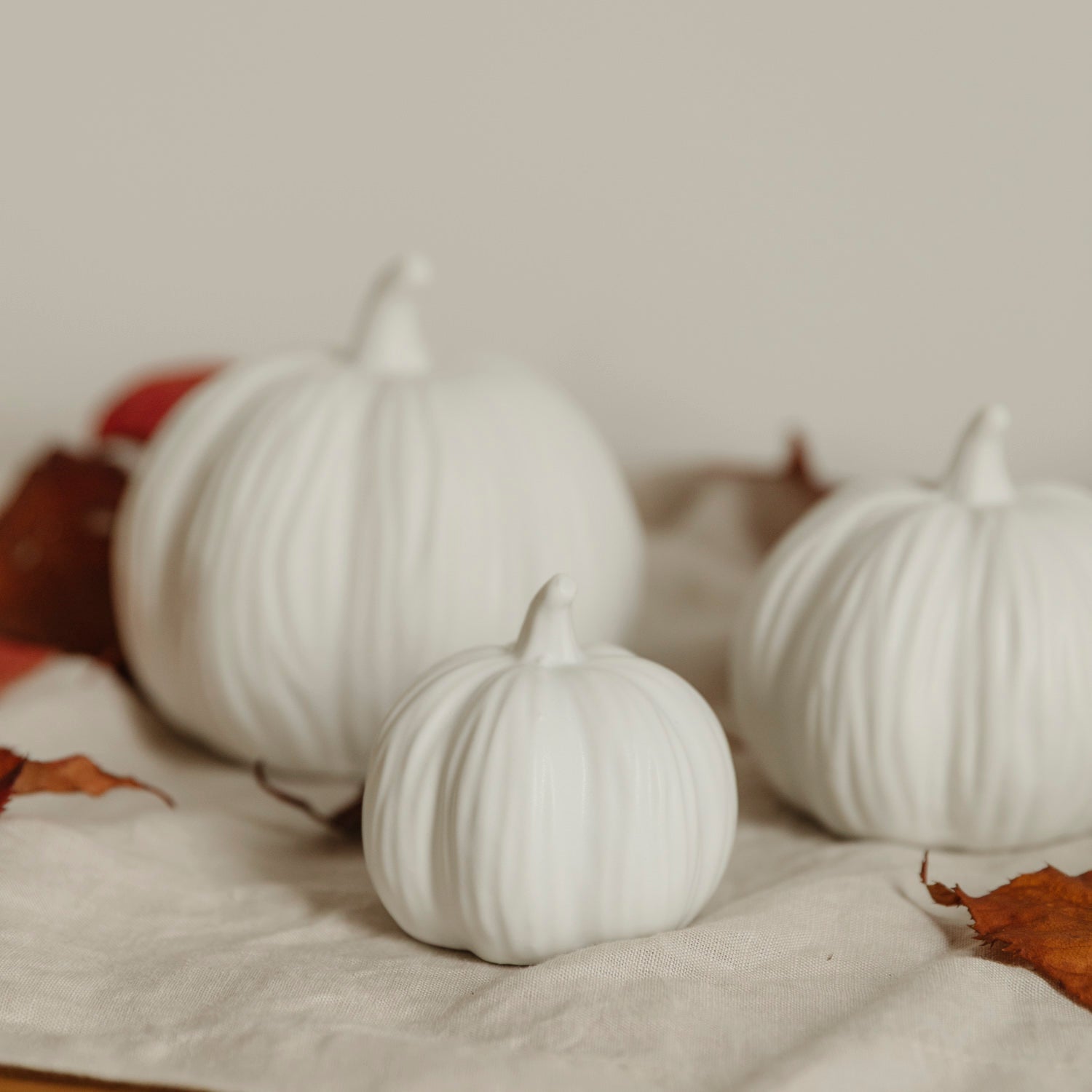 Kürbis Lysvik rund - weiß