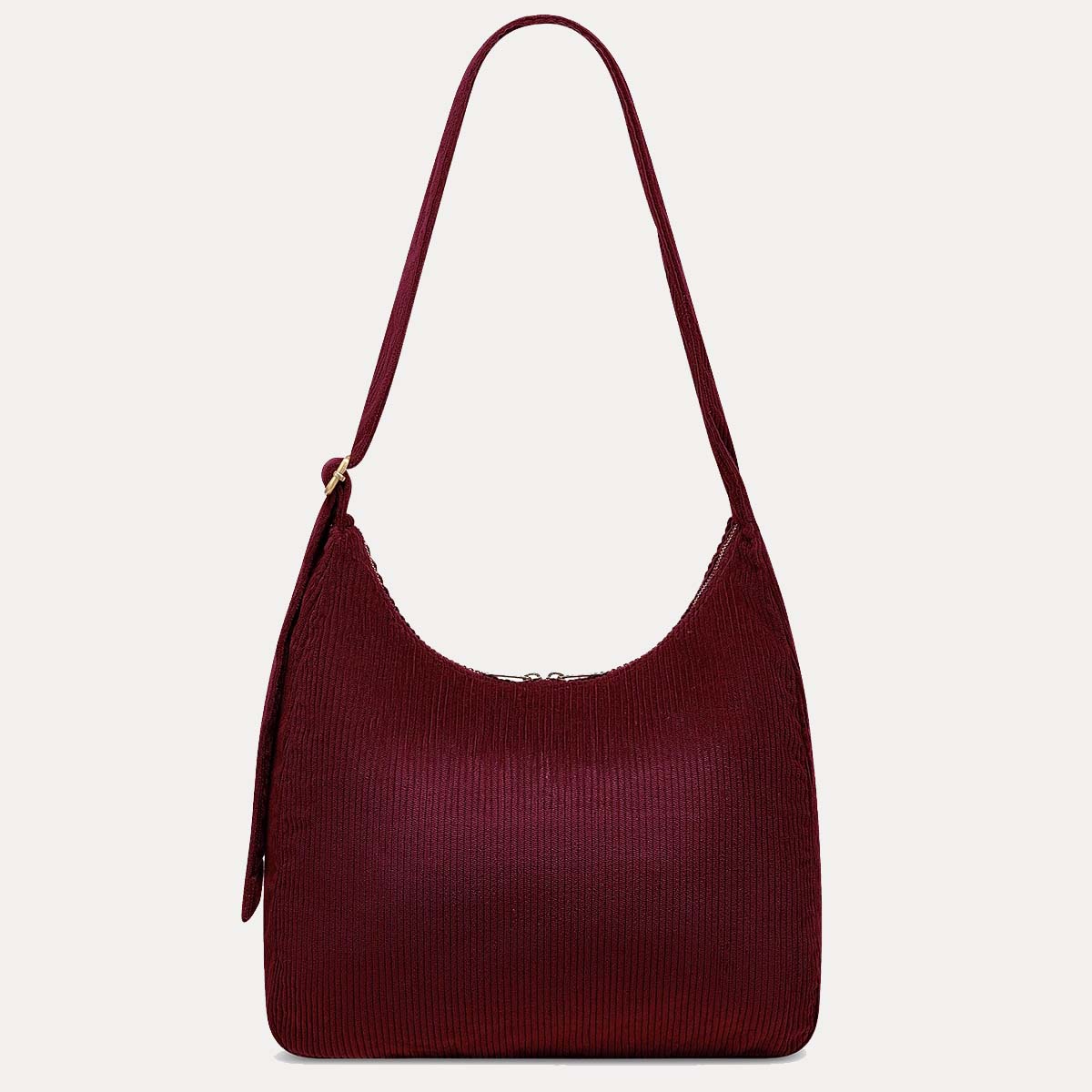Claire Hobo-Tasche - samt bordeaux