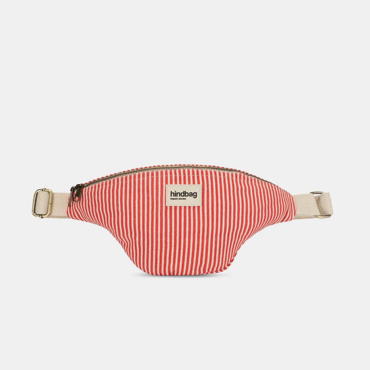 Olivia Bauchtasche - Streifen rot