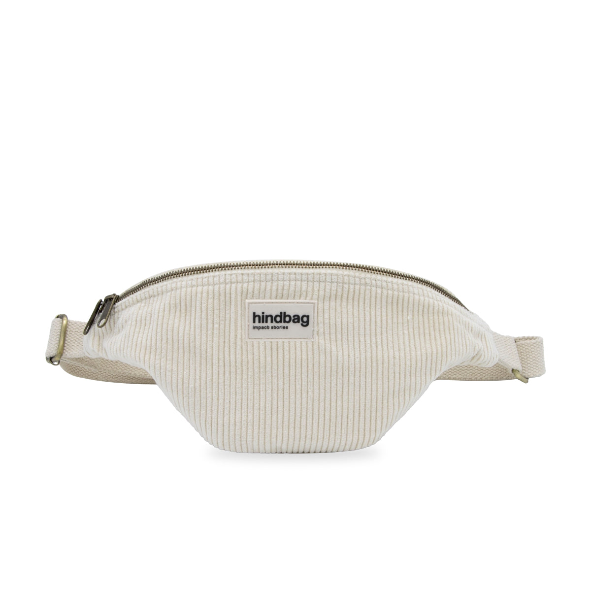Olivia Bauchtasche - samt beige