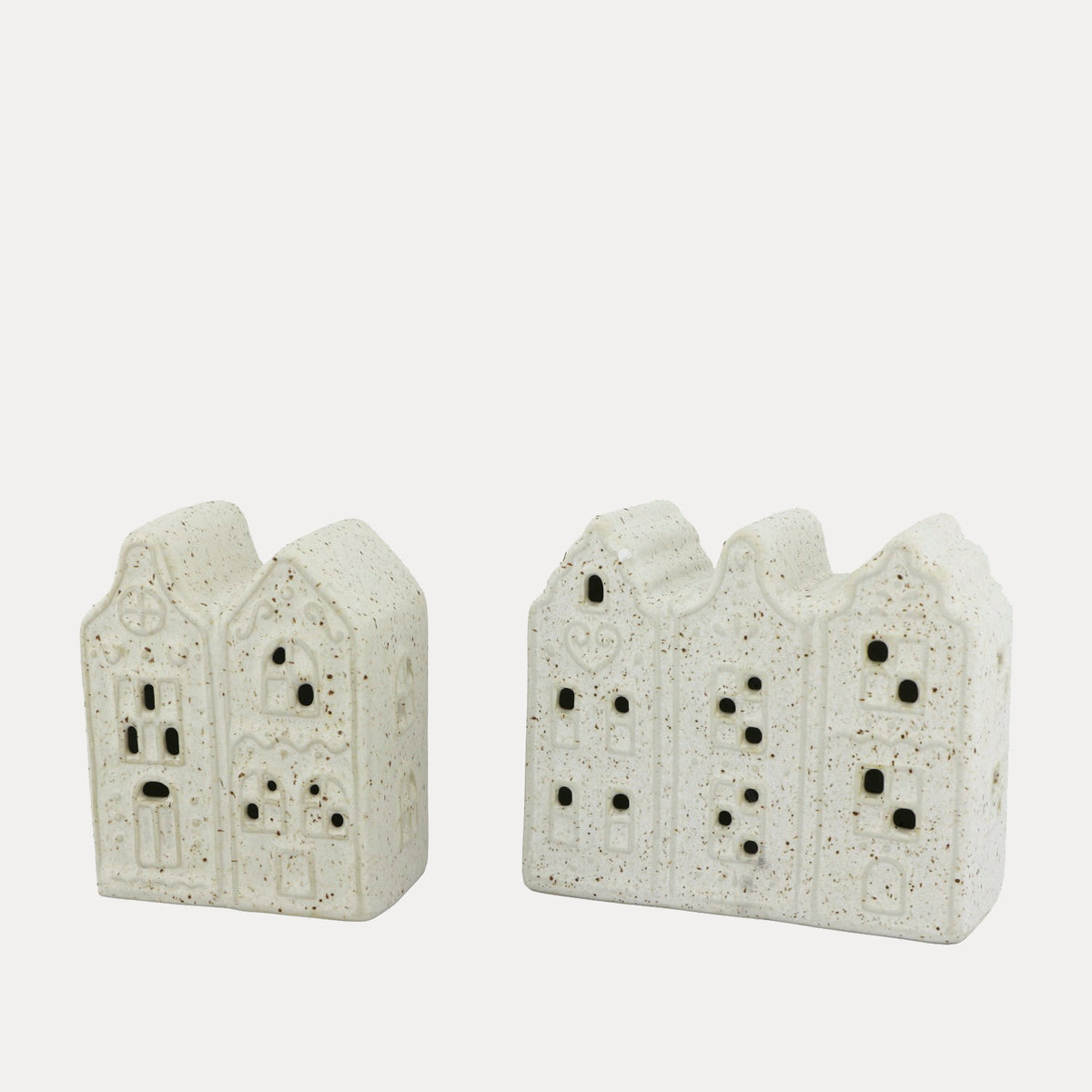 LED Lichthaus Dutch House 2er Set - white dot