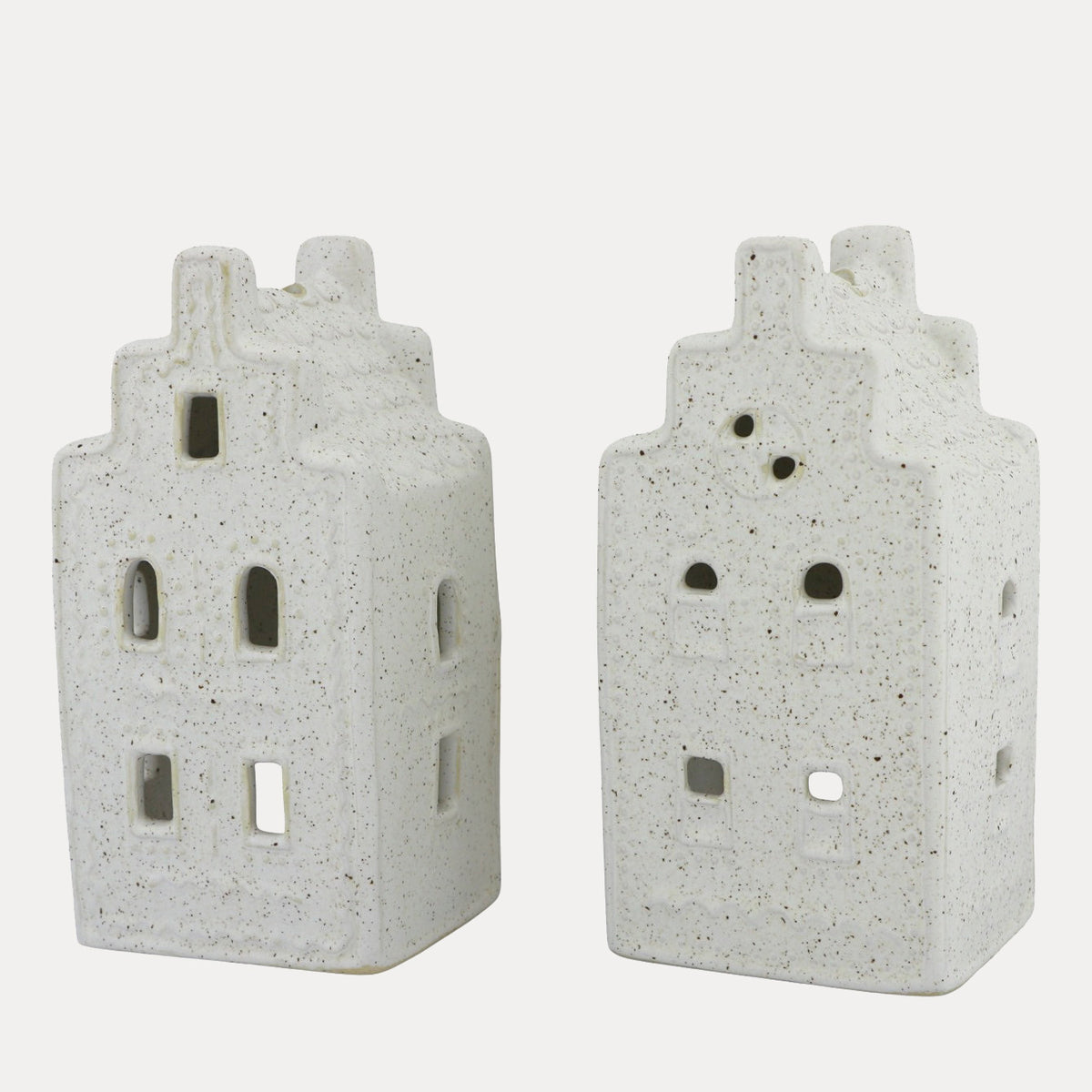 Lichthaus Dutch House 2er Set - white dot