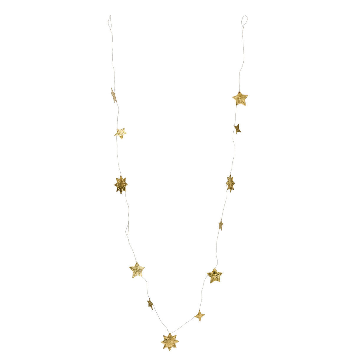 Girlande Stars - gold
