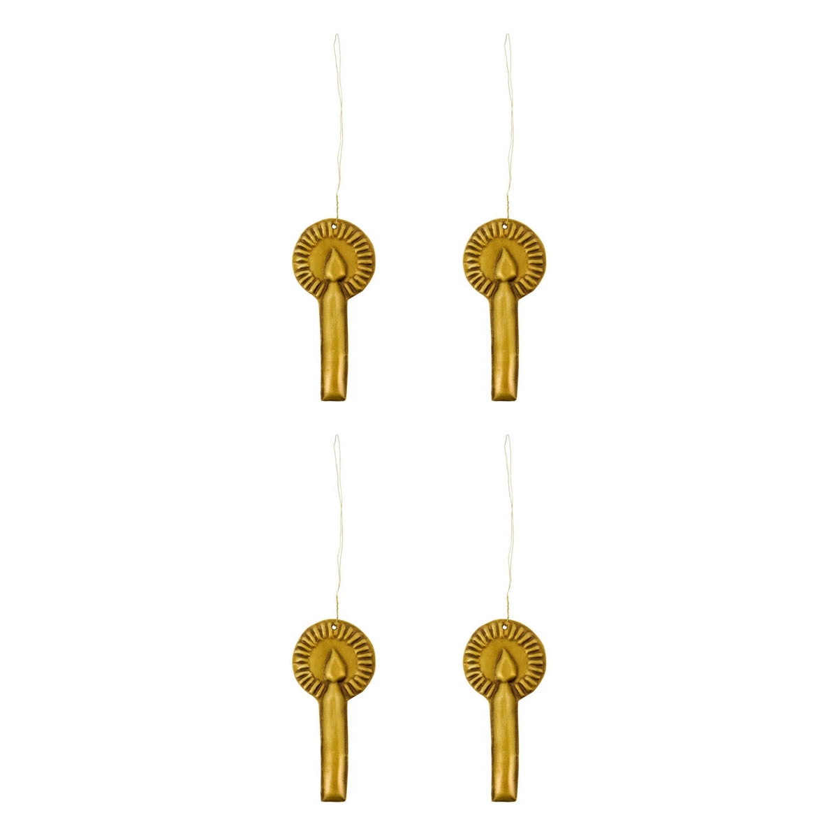 Dekoanhänger Glory 4er Set - gold