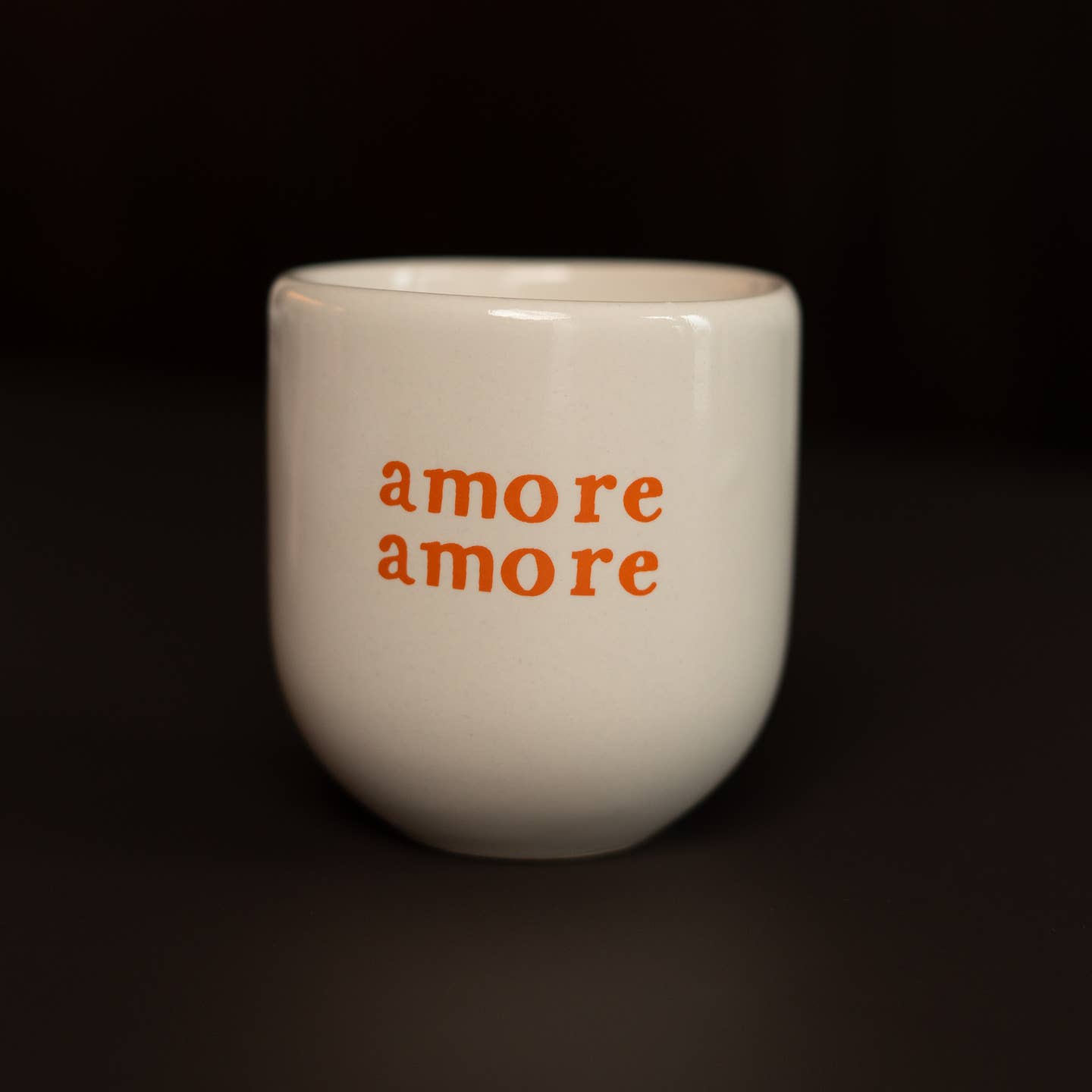 Becher Amore - cremeweiß
