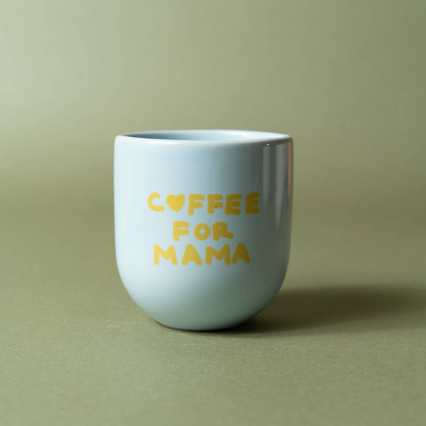 Becher Coffe for mama - hellblau