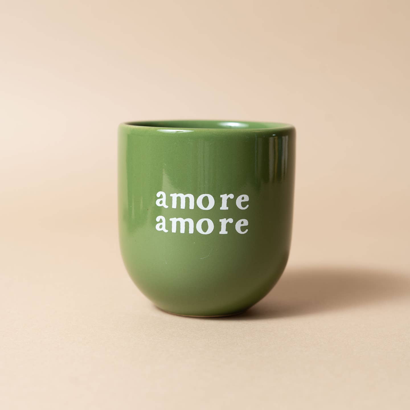 Becher Amore - grün