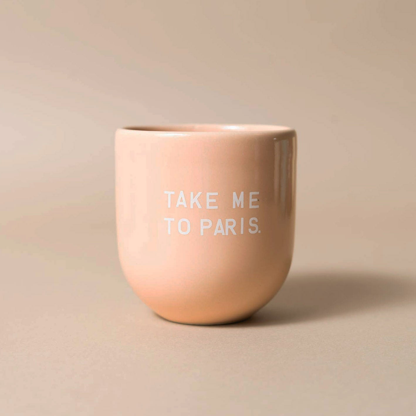 Becher Take me to Paris - peach