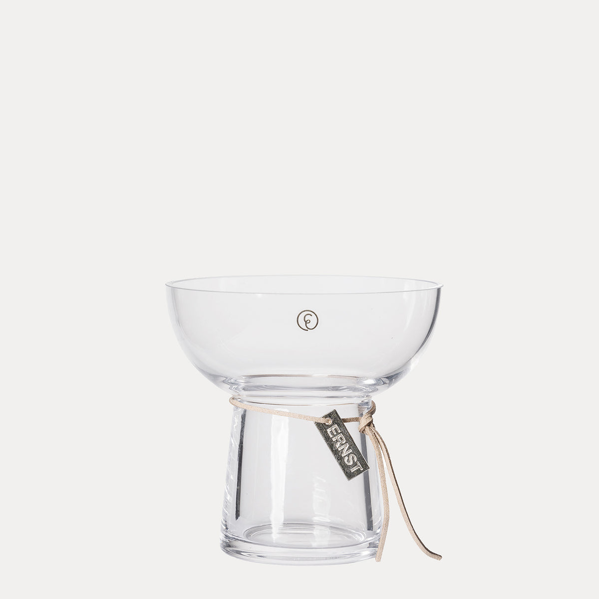 Hyazinthenvase aus Glas - glatt