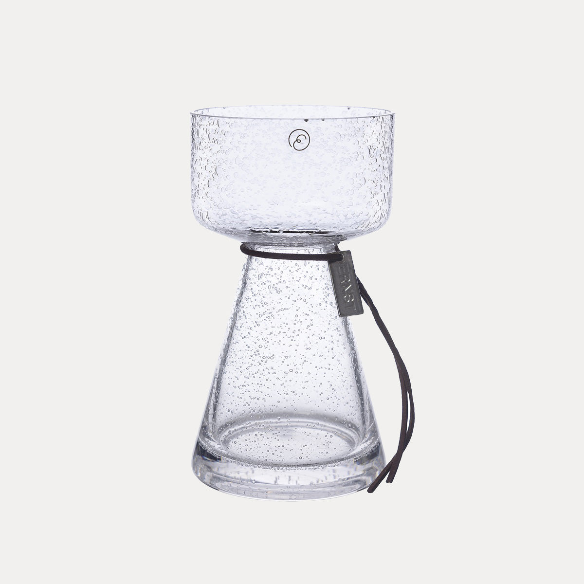 Hyazinthenvase aus Glas - bubble