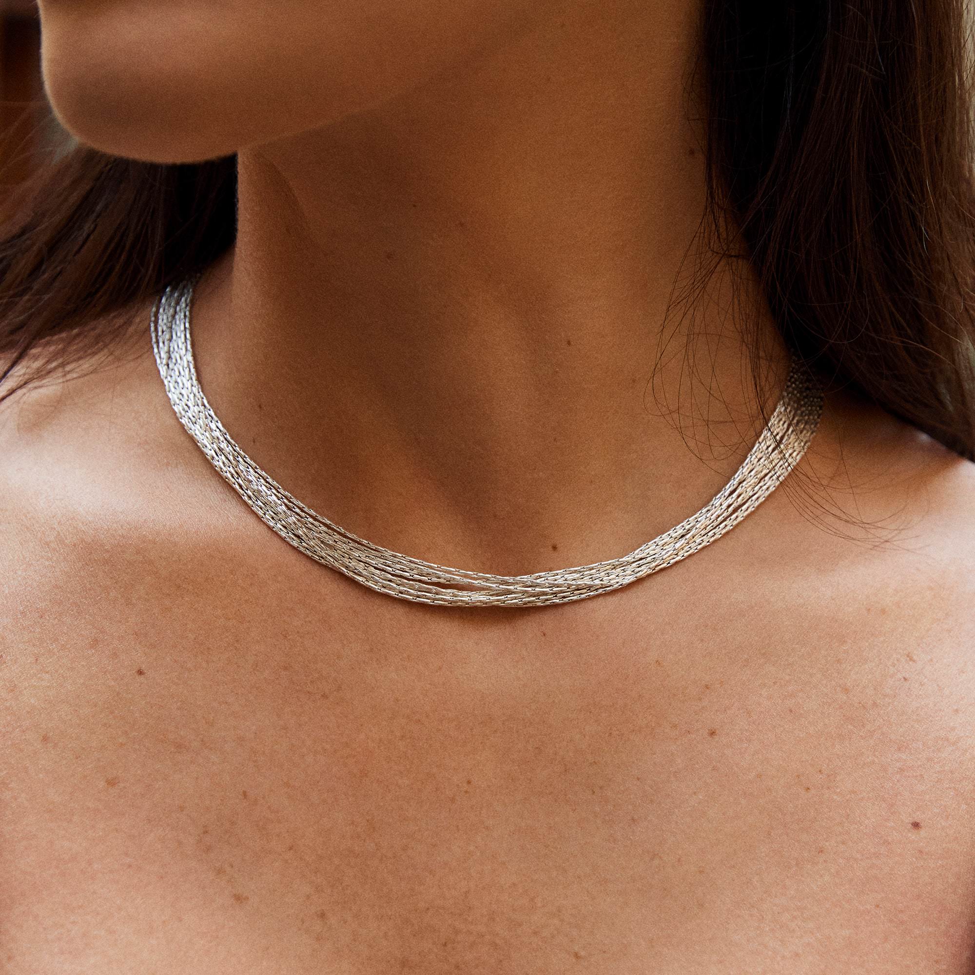 Chocker Chiara - silber