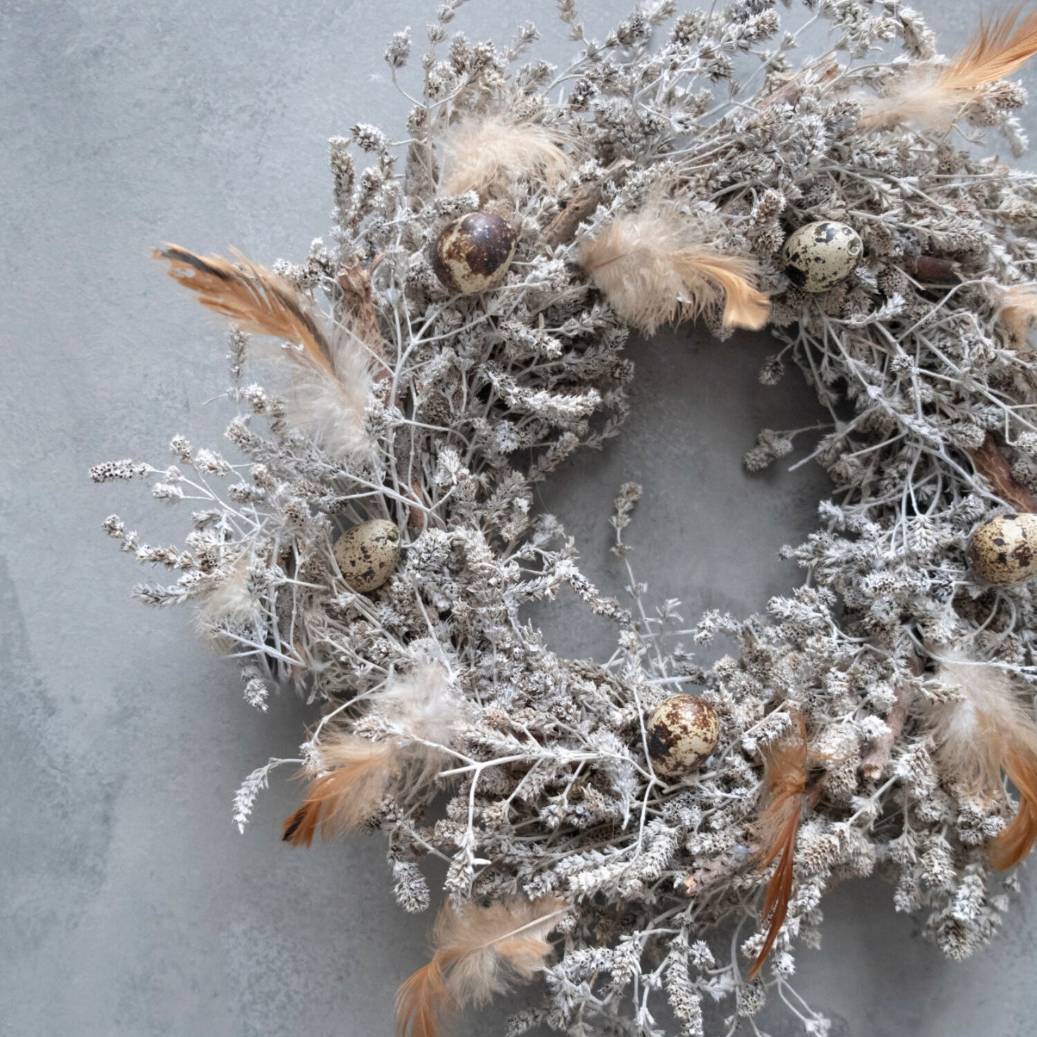 Kranz Wild Lavender + Feathers