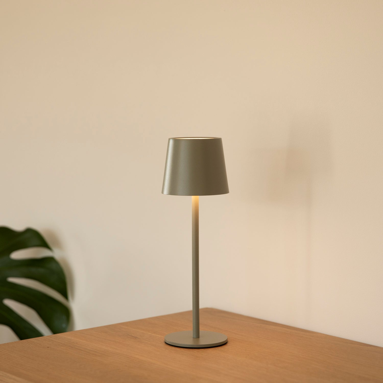 LED Tischlampe outdoor - olive