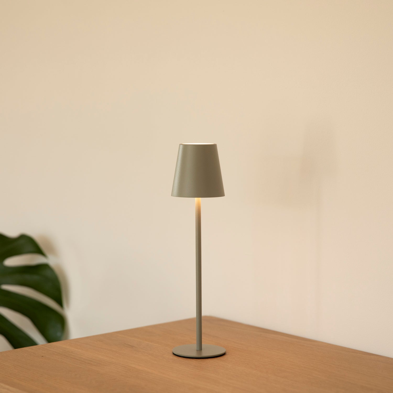 LED Tischlampe outdoor - olive